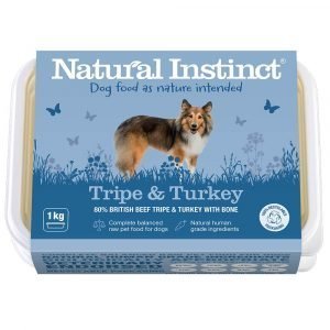 Natural Instinct Dog Food Tripe & Turkey 1KG