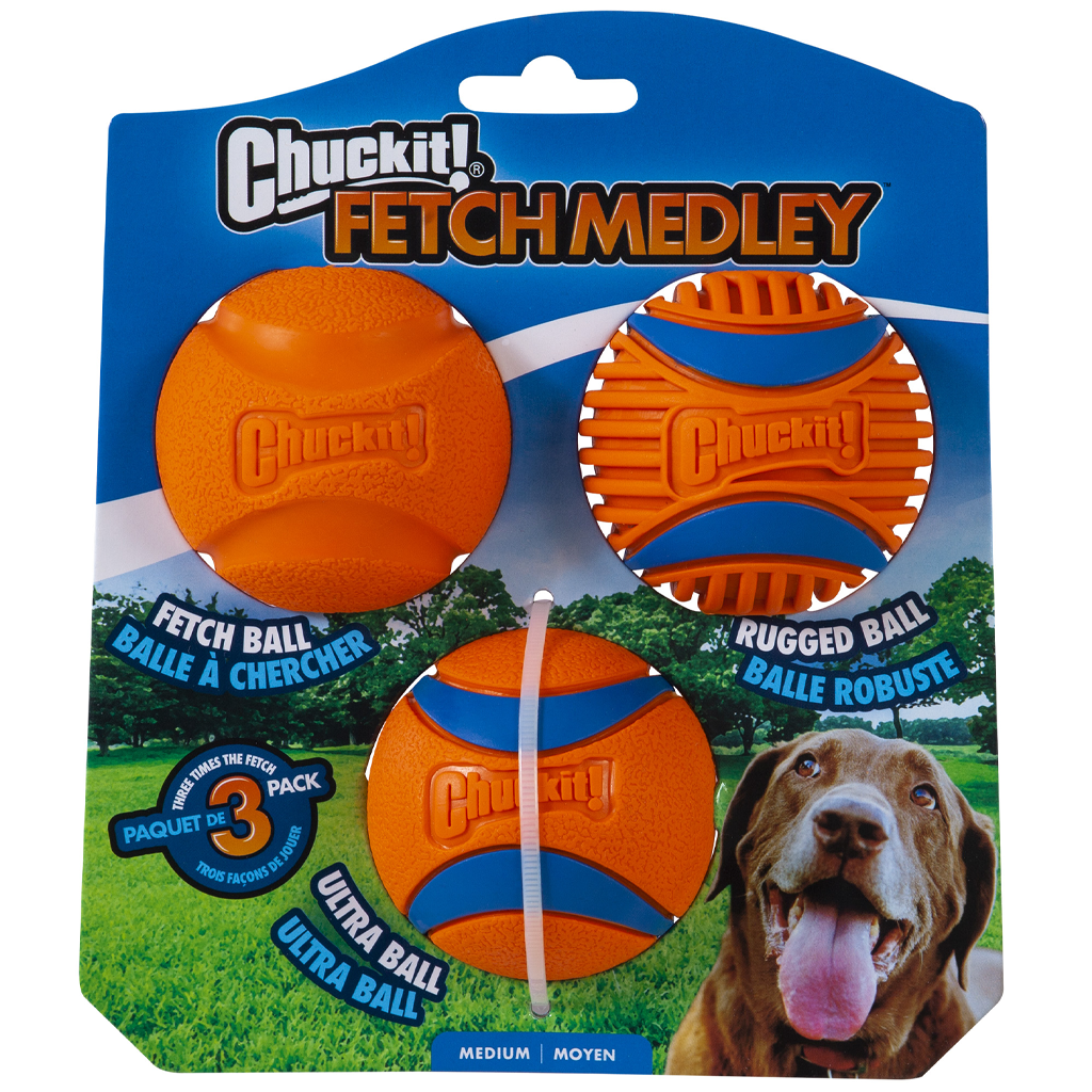 Chuck It Fetch Medley 3 Lead On Dog Shop