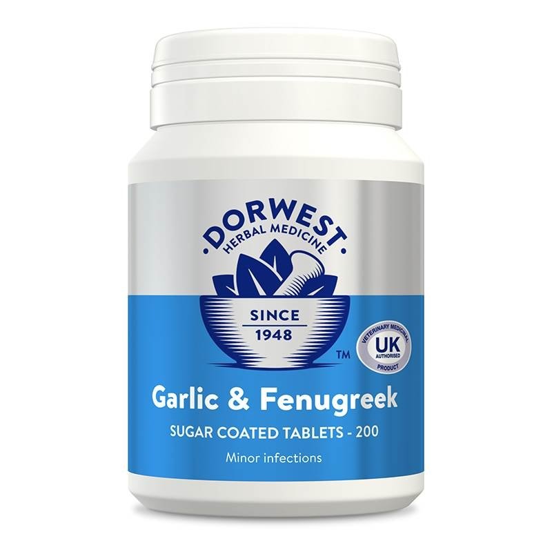 Dorwest Garlic & Fenugreek Tablets for Dogs & Cats Lead On Dog Shop
