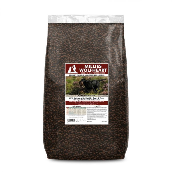 Millies Wolfheart Gamekeeper Mix Grain Free Dog Food Lead On Dog Shop